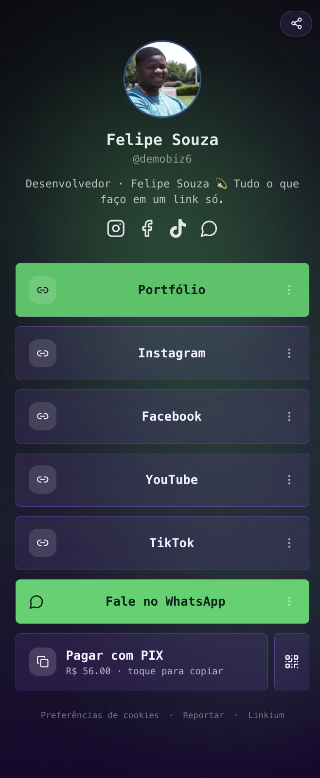 Template Felipe Souza — Desenvolvedor