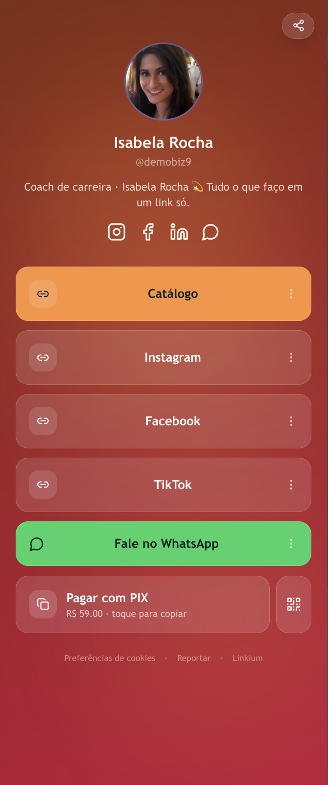 Template Isabela Rocha — Coach de carreira